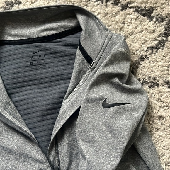 Nike Dri-Fit Quarter Zip - Grey Size M - Picture 3 of 6